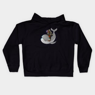 Above and beyond outer space Kids Hoodie